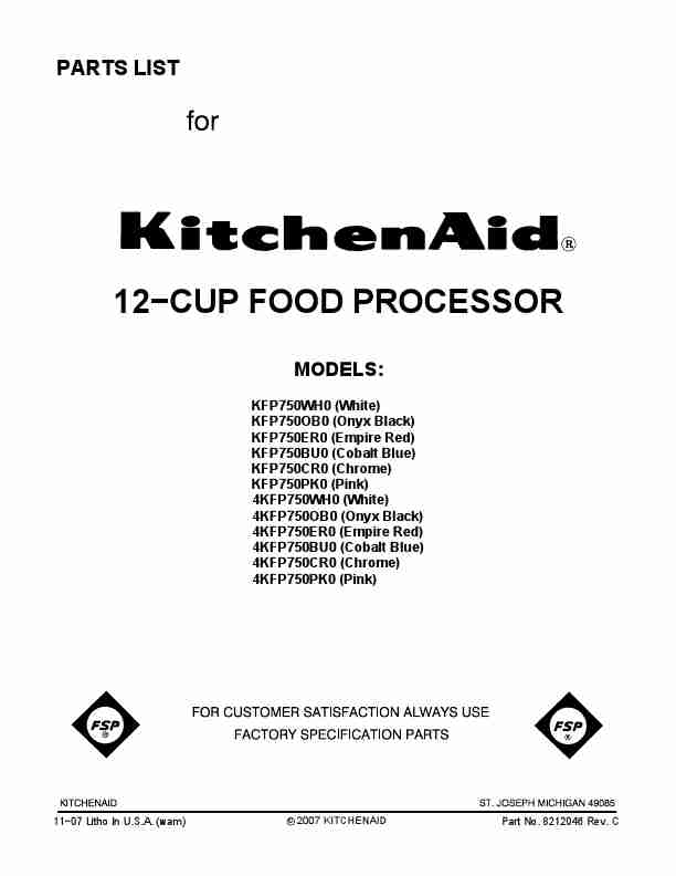 KitchenAid Blender 4KFP750BU0-page_pdf